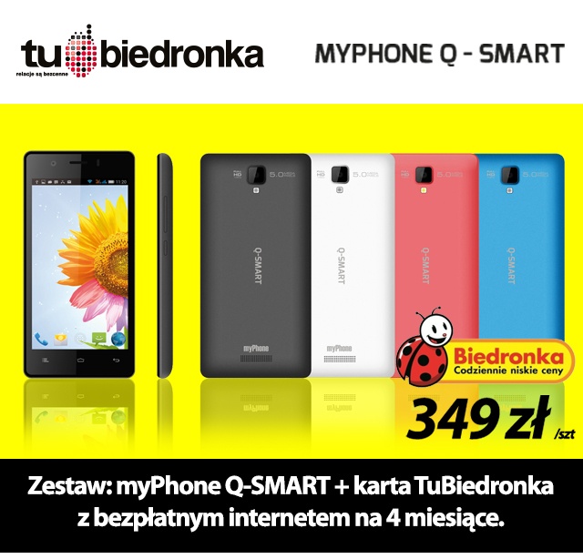 Smartfony i Tablety MyPhone Już Od Poniedziałku W Biedronce