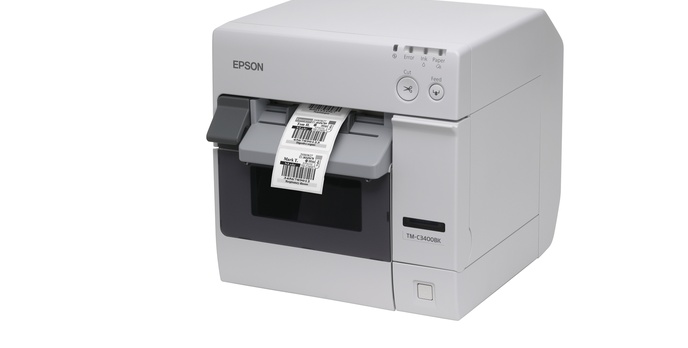 Atramentowa, monochromatyczna drukarka do trwałych etykiet