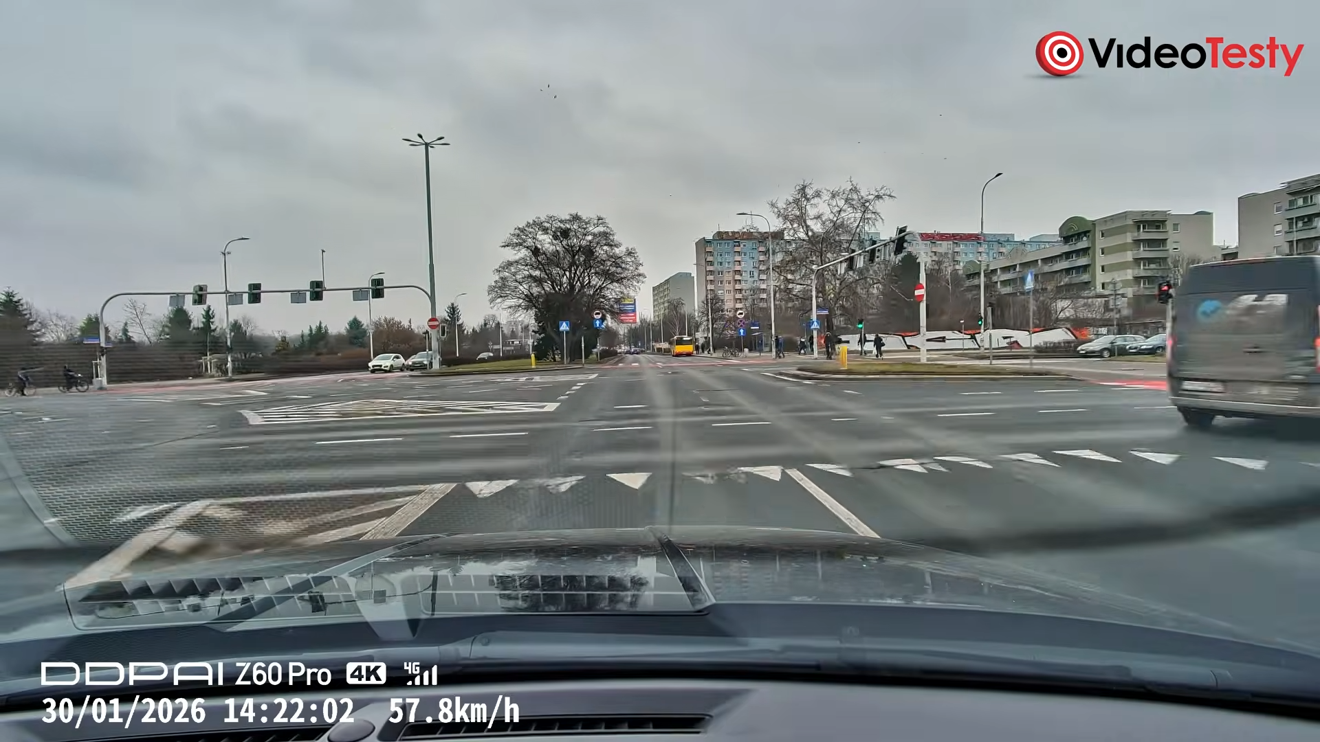 DDPAI Z60 Pro jakość w dzień