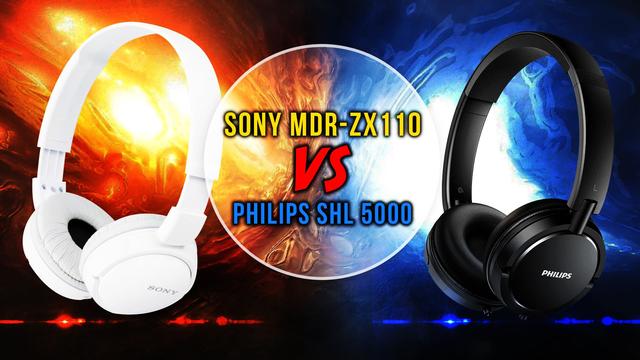 Sony MDR-ZX110 Czy Philips SHL 5000? Porównujemy Niedrogie Słuchawki