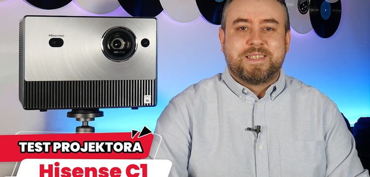 Projektor laserowy smart 4K Hisense C1