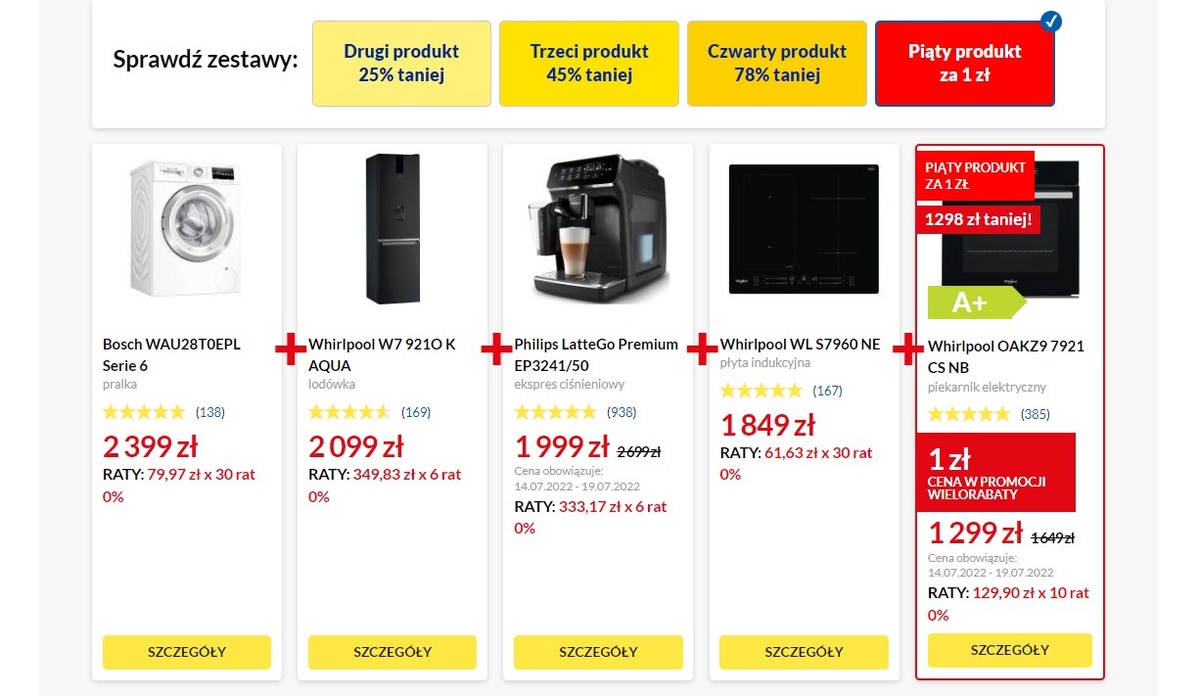 Przykładowa promocja w akcji Wielorabaty
