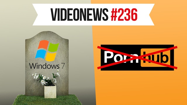 Pożegnanie Windowsa 7, polskie problemy z pornografią - VideoNews #236