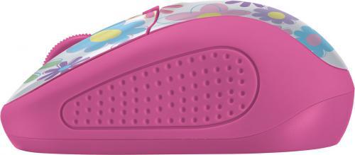 Trust Primo Wireless Mouse - pink flowers