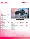 Toshiba 50'' LED 50L4333DG