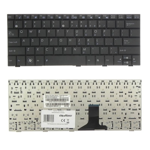 Qoltec Klawiatura do notebooka ASUS EEE PC 1005HA R105