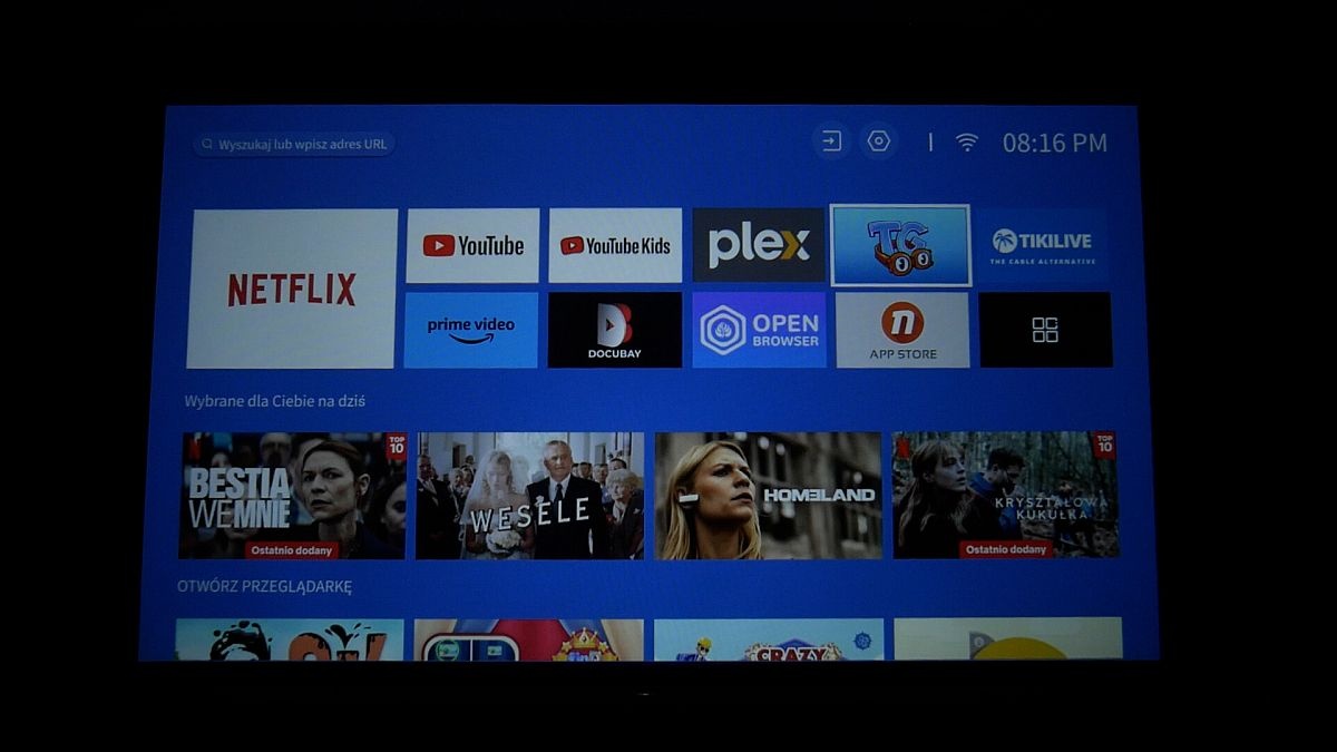 Kiano Elegance Cinema aplikacje smart