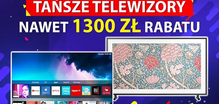 Telewizory tańsze nawet o 1300 zł - promocje tylko dziś i jutro