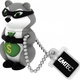EMTEC Pendrive 8GB Gangster Raccoon The Animalitos