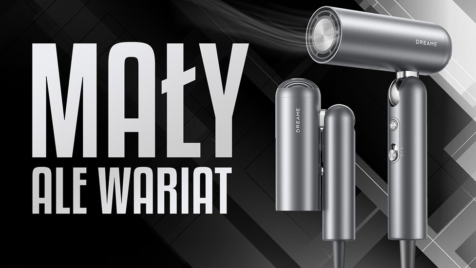 Suszarka Dreame Glory Pocket. Stylizacja włosów 3-w-1