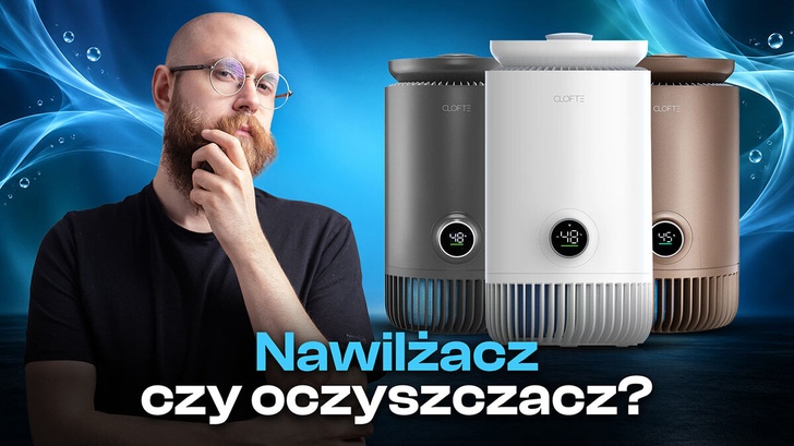 Nawilżacz z funkcją oczyszczania? Sprawdzamy Clofte Duo 400