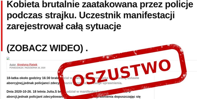 Internetowi oszuści żerują na protestach w Polsce