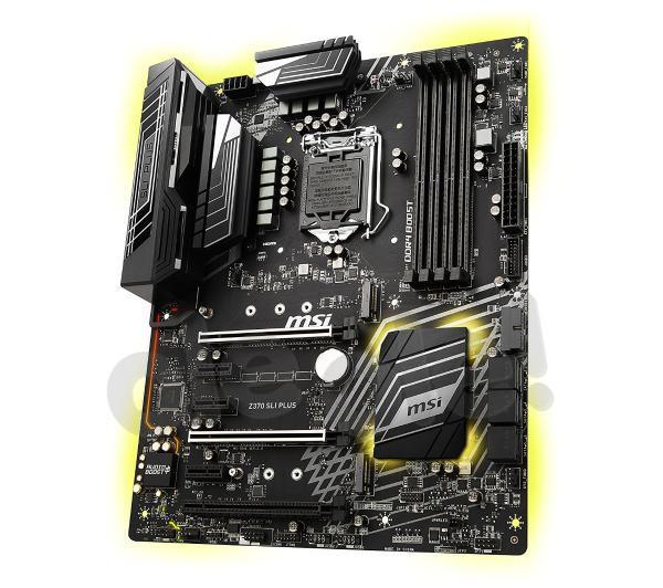 MSI Z370 SLI PLUS ( LGA 1151 ; 4x DDR4 DIMM ; ATX ; SLI CrossFire )