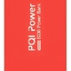 PQI POWER BANK 5000C mAh, USB, LATARKA, CZERWONY