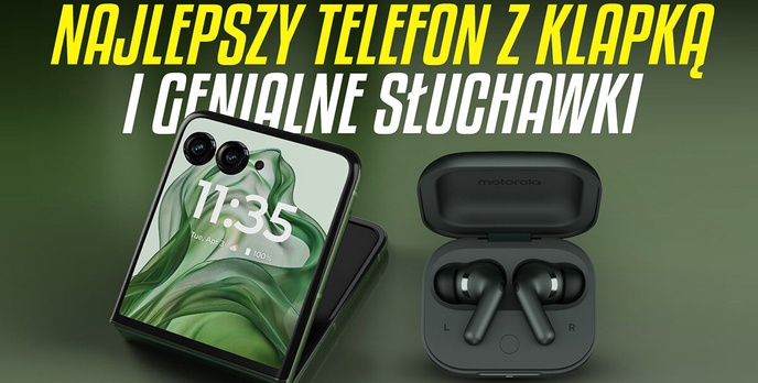 Najlepszy składak na rynku! Motorola razr 50 ultra oraz słuchawki moto buds+