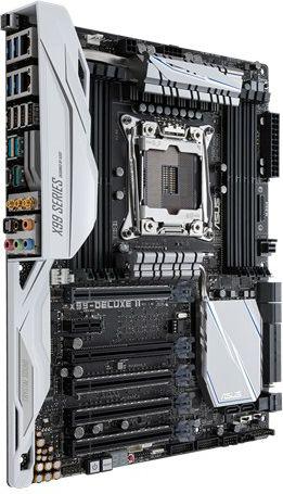 Asus X99-DELUXE II, X99, QuadDDR4-2133, SATAe, SATA3, M.2, USB 3.1, ATX ( X99-DELUXE II )