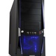 Modecom OBUDOWA KOMPUTEROWA VIPER BLACK/BLUE LED FAN Z ZASILACZEM CARBON 530W