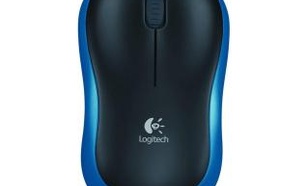 Logitech M185 (czarno-niebieski)