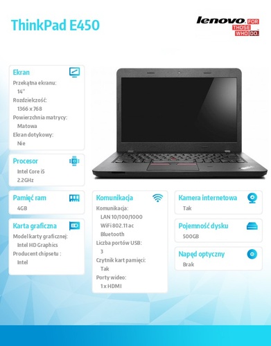 Lenovo ThinkPad E450 20DC007SPB