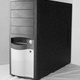 EuroCase ML5410 Midi-Tower, Czarno-srebrny, 350W (ML5410CAROHO350APN)