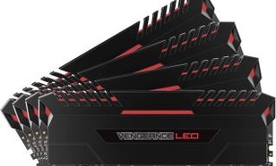 Corsair Vengeance LED Red DDR4 32GB (4 x 8GB) 3200 CL16