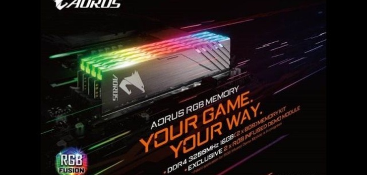 Gigabyte przygotuje pamięci RAM z RGB Fusion