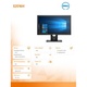 Dell E2016H 19.5'' TN Anti-Glare 16:9/1600x900/VGA/DP 1.2/3Y PPG
