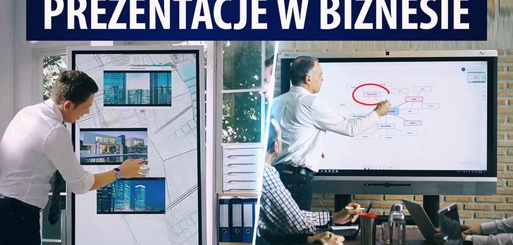 Tak mogą wyglądać nowoczesne Prezentacje Biznesowe - Monitory interaktywne i Flipcharty