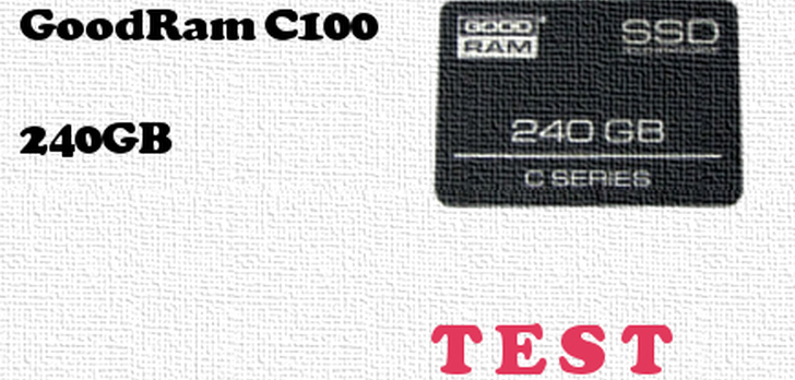 GoodRam C100 240GB test dysku SSD