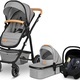 Lionelo Amber 3w1 Grey Stone
