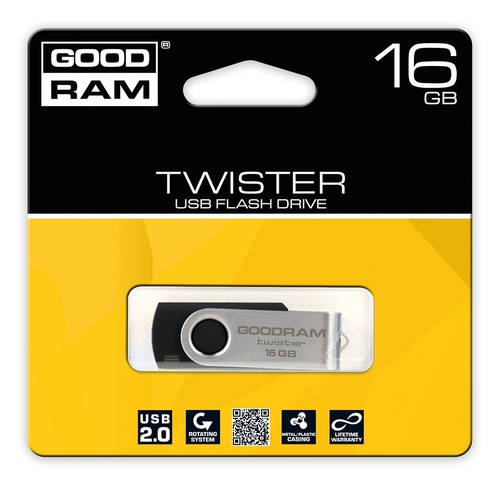 GoodRam Twister 16GB USB 2.0 Czarny
