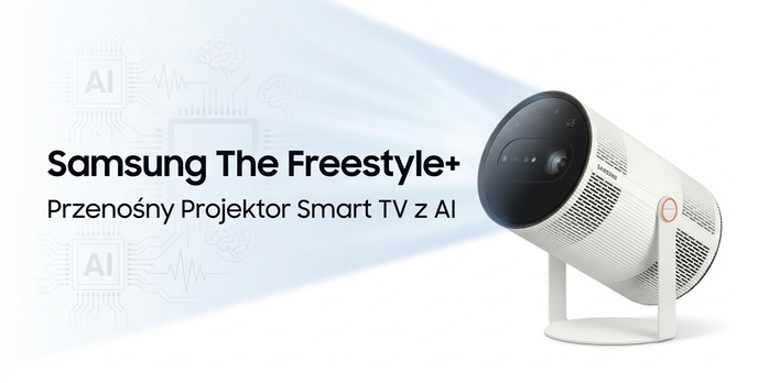Samsung The Freestyle+ (SP-LFF3HLAXXXH) – Premiera Mobilnego Projektora AI