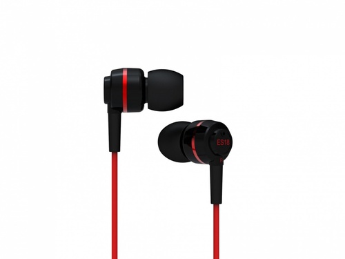 SoundMAGIC ES18 Black-Red Słuchawki dokanałowe