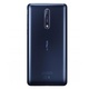 Nokia 8 (niebieski matowy) + VR Zeiss + etui Soft Touch Cover (czarny)