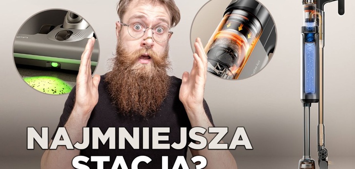 TEST odkurzacza UWANT V600: bardzo mała stacja!