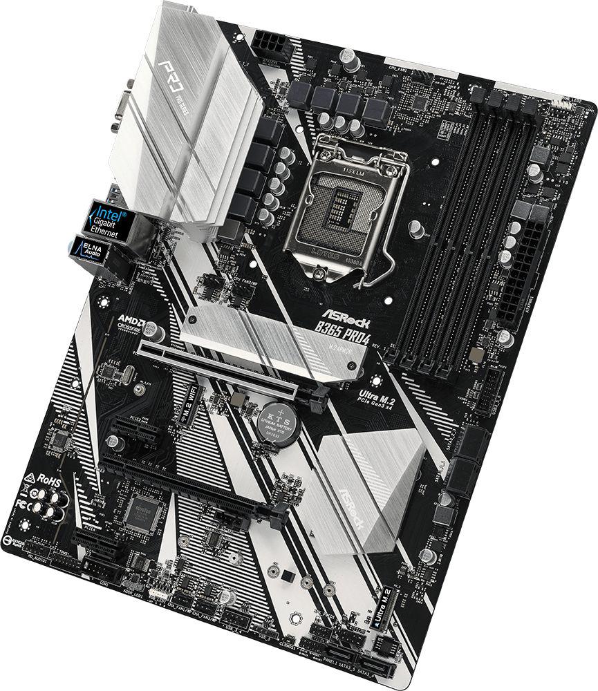 ASRock B365 PRO4, 1151, DDR4 2666, 6 SATA3, HDMI, DVI-D, D-Sub, USB