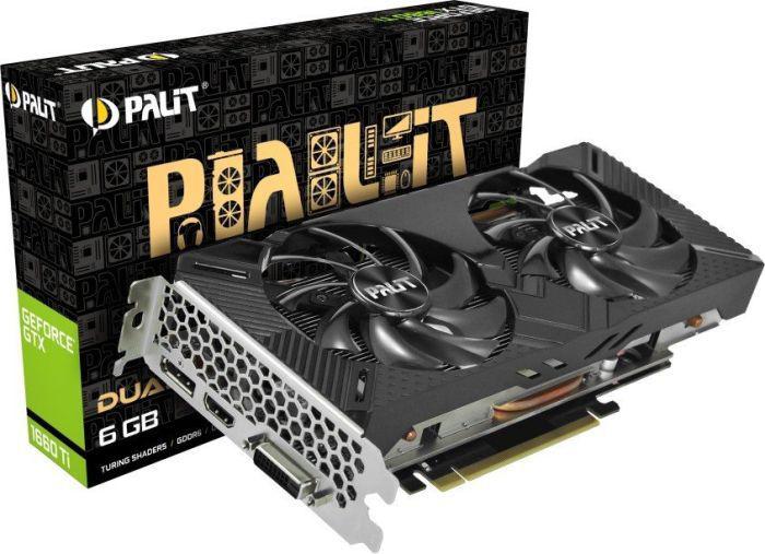 Palit GeForce GTX 1660 Ti Dual, 6GB GDDR6 (NE6166T018J9-1160A)