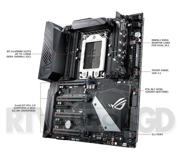 Asus ROG ZENITH EXTREME X399 TR4 6SATA/8USB 3.1 + EKSPRESOWA WYSYŁKA