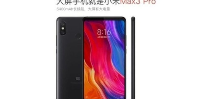 Wyciekła specyfikacja Xiaomi Mi Max 3 Pro - Jest grubo