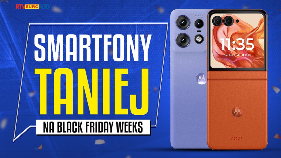Smartfony taniej do 21 listopada na Black Friday Weeks - Promocje w RTV EURO AGD!