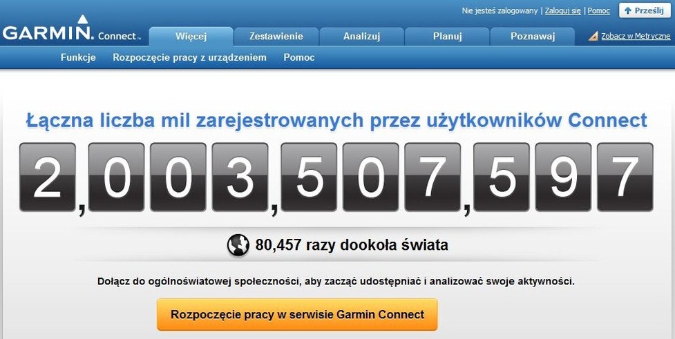 Garmin Connect - dwa miliardy powodów do aktywnego świętowania 