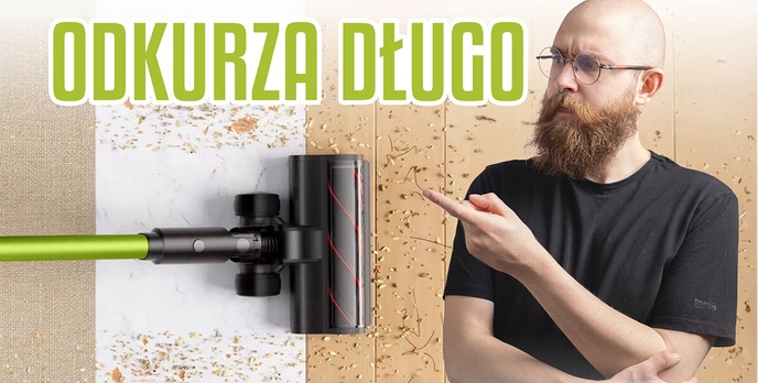 Niedrogi odkurzacz o długim czasie pracy? TEST SmartAI V6