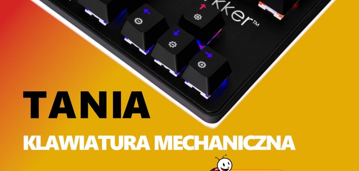 W Biedronce pojawi się tania klawiatura mechaniczna Hykker X Range Pro