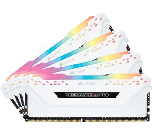 Corsair Vengeance RGB Pro DDR4 32GB (4 x 8GB) 3000 CL15 (biały) -