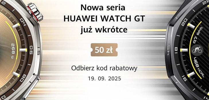 Nadchodzi nowa generacja bestsellerowych smartwatchy Huawei Watch GT 6 - Odbierz kupon rabatowy!