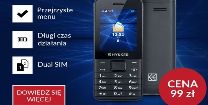 Hykker Elegant - Tani Telefon Prosto z Biedronki