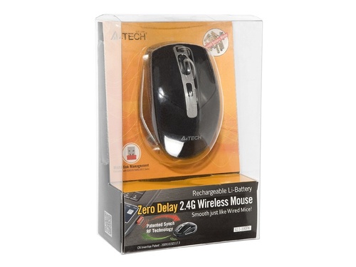 A4 TECH Mysz RF V-TRACK G11-590FX (Black+Silver)