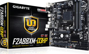 Płyta główna Gigabyte GA-F2A88XM-D3HP, A88X, DualDDR3-2133, SATA3, HDMI, DVI, D-Sub, mATX