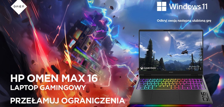 Gamingowy laptop z najwyższej półki - OMEN Max 16