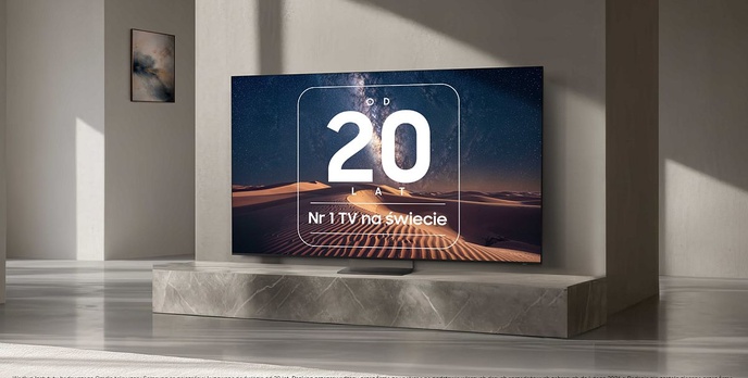 Samsung od 20 lat numerem 1 na światowym rynku telewizorów!